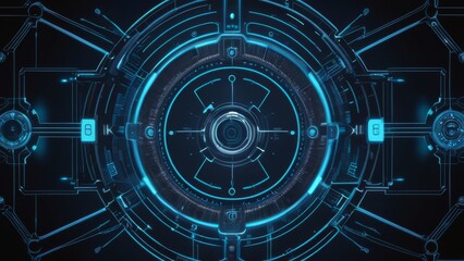 Obraz premium technology background