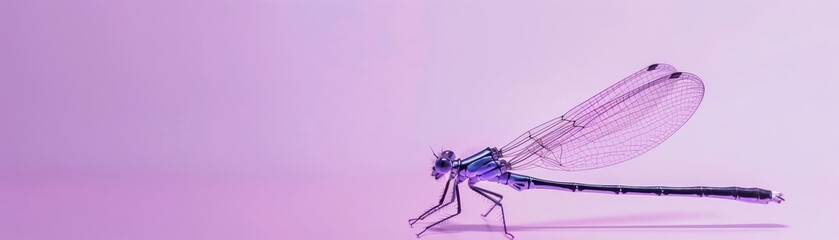 A damselfly dressed as a ballerina
