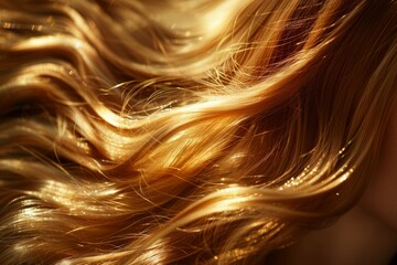 A woman with long, golden hair