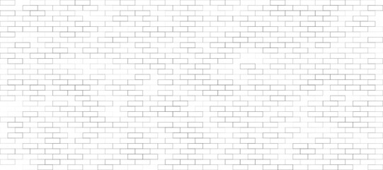 Subway tile seamless pattern. Vector abstract background with geometric shapes. White ceramic tile for kitchen or bathroom. Realistic white wall brick