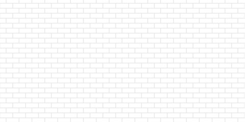 Subway tile seamless pattern. Vector abstract background with geometric shapes. White ceramic tile for kitchen or bathroom. Realistic white wall brick