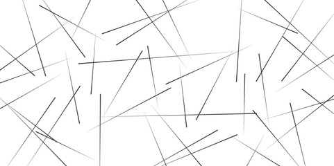 Black and gray abstract luxury geometric random chaotic lines with many squares and triangles shape background. 