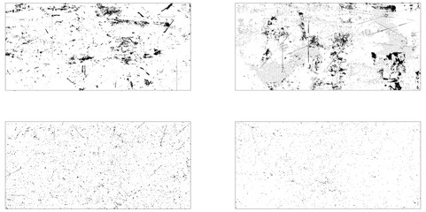 grunge textures set. background. vector illustration. Grunge post Stamps Collection . vector scratch ,distress textures. blank dirty shapes.