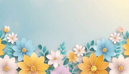 Flower decorative background