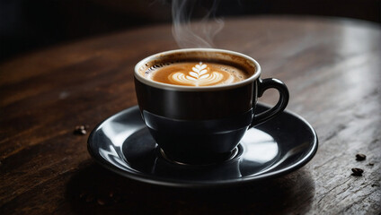 Cup of delicious quality coffee