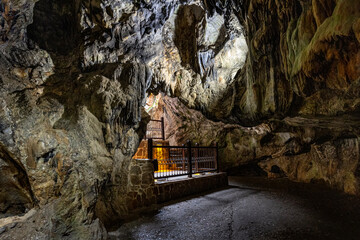 People visiting the sacred place, Eshab-i Kehf Cave ( Seven Sleepers Cave). The Seven Sleepers...