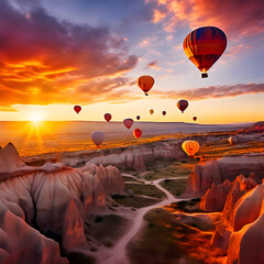 Obraz premium hot air balloon