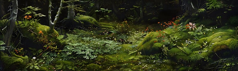 mountain panoramic background