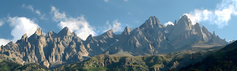 Fototapeta premium mountain panoramic background