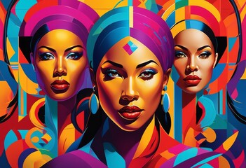 Obraz premium diverse gender equality visuals inclusive equality initiatives empowering women men, representation, diversity, inclusion, images, fairness, programs, strengthening