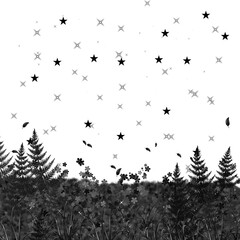 beautiful black star background picture 