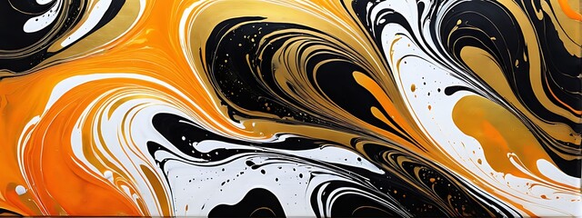  Gold abstract Orange marble background art paint pattern ink texture watercolor white fluid wall