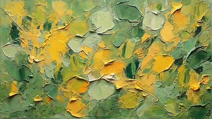 yellow and green paint background