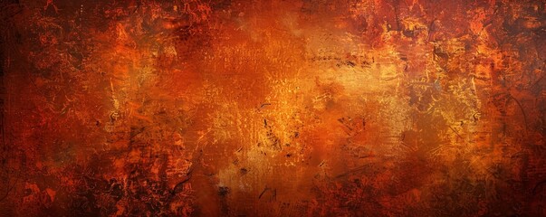 Orange wall texture, abstract grunge background