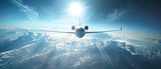 Capture the vastness and wonder of aviation milestones in a long shot documentary style Show a sleek