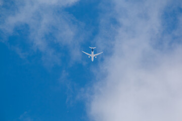 airplane in flight