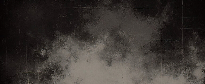 Fond d&eacute;grad&eacute; granuleux noir blanc texture de bruit gris fonc&eacute; monochrome r&eacute;tro toile de fond design espace de copie