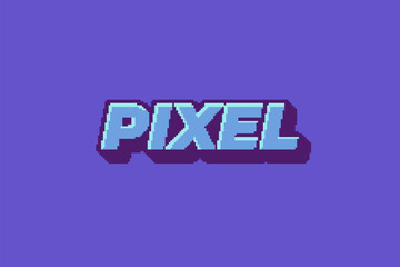 Pixel Text Effect
