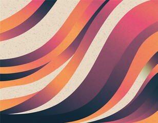 Vibrant grainy gradient abstract glowing color wave Background.