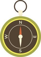 Compass Direction for Hiking GPS Tool Cartoon © Monsters Visual
