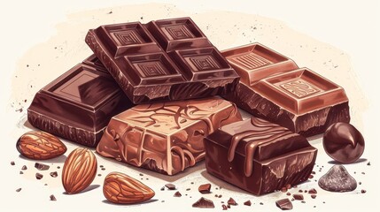 coloring book Indulge in the rich, velvety taste of our premium chocolates
