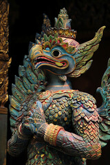 Fototapeta premium Garuda, a literary animal, shows a creative and charismatic culture