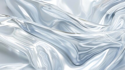 Obraz premium Transparent Acrylic Plastic Surface with Glossy Finish and Subtle Color Tint, Smooth Texture Synthetic Material Background