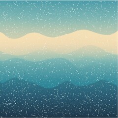 Blue sea sky black grainy color gradient background, abstract dark banner design, noise texture. Summer poster design.