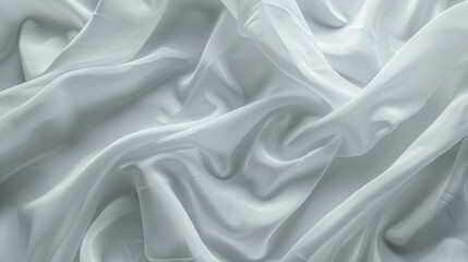 Fototapeta premium Sleek Polypropylene Surface Background in Light Grey - High-Resolution Synthetic Material with Matte Finish and Smooth Texture Detail