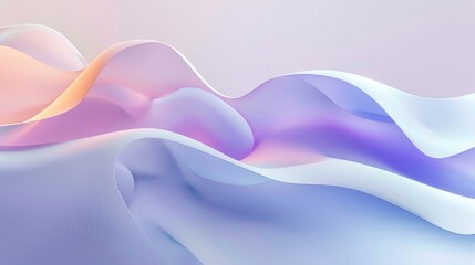3d render of a landscape with soft pastel colors AIG51A.