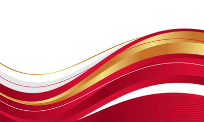 Wave abstract art background template