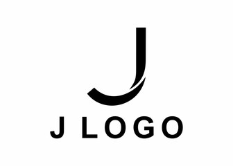 letter j logo, design, Vector, illustration, creative icon, template