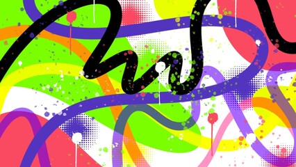 Colorful background lines suitable for greeting cards, posters