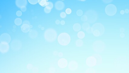 Abstract bokeh blue background with copy space for text , Colorful smooth illustration, wallpaper  illustration