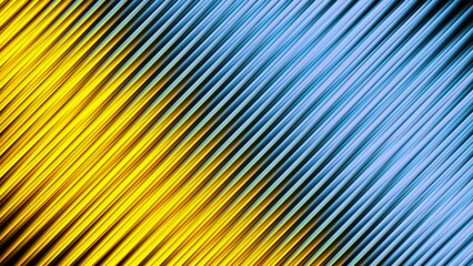 Abstract blue and yellow color background Glowing wallpaper illustration with vibrant diagonal rays, Concept graphic of colorful lights in dynamic motion, illustration wallpaper