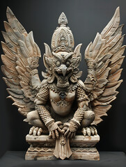 Garuda, a literary animal, shows a creative and charismatic culture