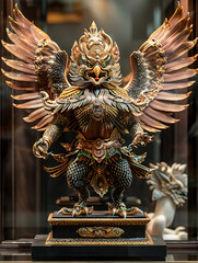 Garuda, a literary animal, shows a creative and charismatic culture