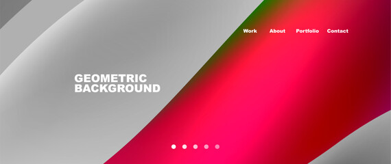 Dynamic flowing shapes concept design composition. Vector Illustration For Wallpaper, Banner, Background, Card, Book Illustration, landing page