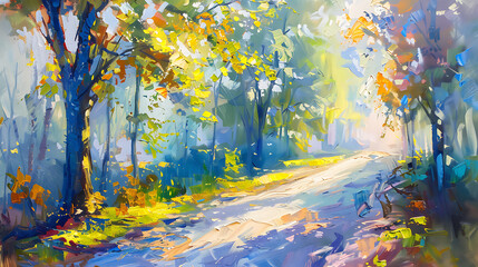 Impressionistic Autumn Symphony