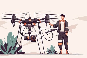 Precision agriculture benefits from UAV technology and smart drones, focusing on crop protection and efficient monitoring in green fields