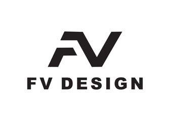 letter fv logo, design, Vector, illustration, creative icon, template