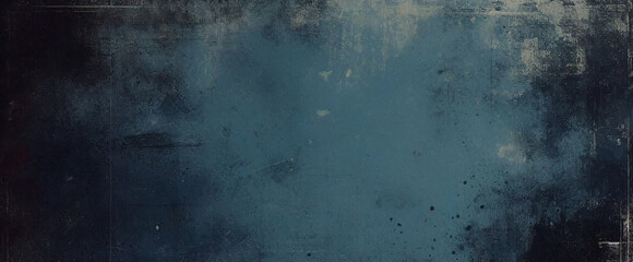 abstract blue background with teal black vintage grunge background texture design with elegant antique paint on wall illustration for luxury paper, or web background templates, old background paint	