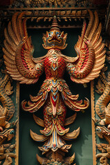 Garuda, a literary animal, shows a creative and charismatic culture