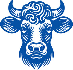 cow head vector, Cow silhouette. Cow vector illustration. Black cow and domestic milk cows. Farm animals, livestock