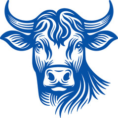 cow head vector, Cow silhouette. Cow vector illustration. Black cow and domestic milk cows. Farm animals, livestock