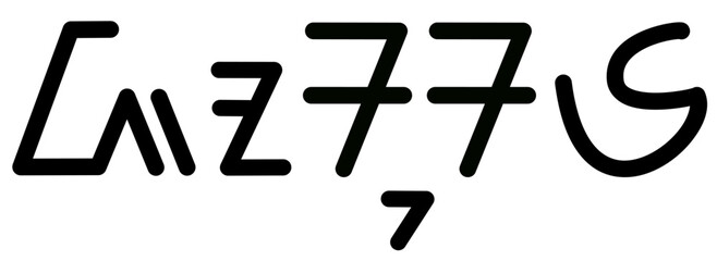  Illustration vector graphic of the name Josue, (sundanese scipt). Great for printing on your personal items