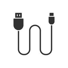 Usb Cable Icon Sign Symbol