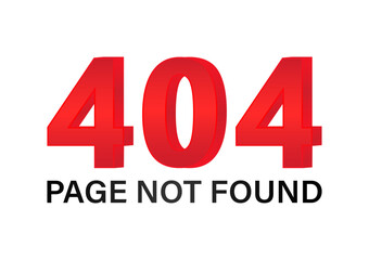 404 Error Page Not Found. Vector Illustration. 