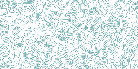 Abstract topology topographic line map 