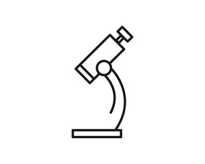 Telescope icon vector symbol design illustration